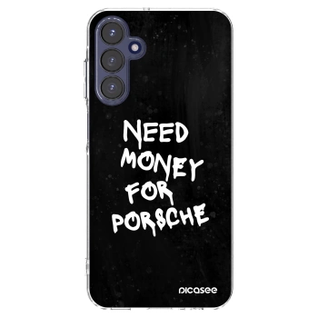 Picasee silikónový prehľadný obal pre Samsung Galaxy A15 A155F 4G - Black Dollar