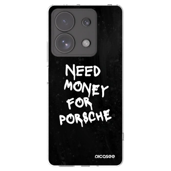 Picasee silikónový prehľadný obal pre Xiaomi Redmi Note 13 Pro 4G - Black Dollar