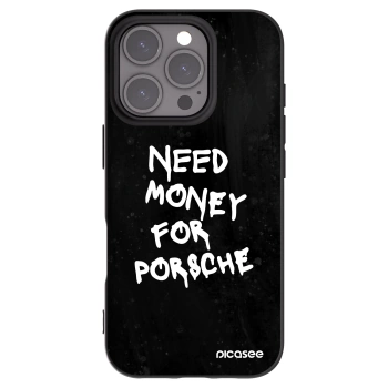 Picasee silikónový čierny obal pre Apple iPhone 16 Pro - Black Dollar