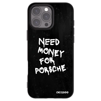 Picasee silikónový čierny obal pre Apple iPhone 16 Pro Max - Black Dollar