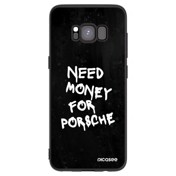 Picasee silikónový čierny obal pre Samsung Galaxy S8 G950F - Black Dollar