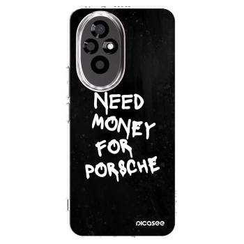 Picasee silikónový prehľadný obal pre Honor 200 5G - Black Dollar