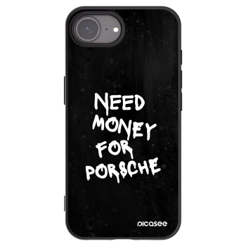 Picasee silikónový čierny obal pre Apple iPhone 16e - Black Dollar