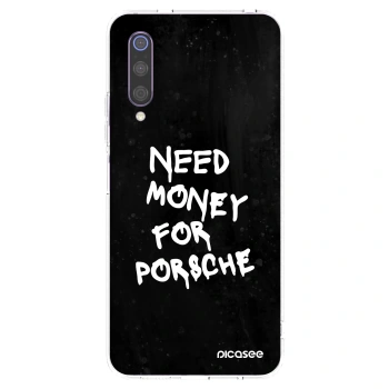 Picasee silikónový prehľadný obal pre Xiaomi Mi 9 - Black Dollar