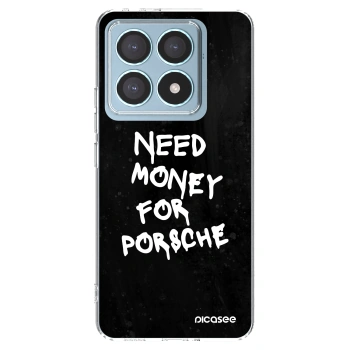 Picasee silikónový prehľadný obal pre Xiaomi 14T Pro - Black Dollar