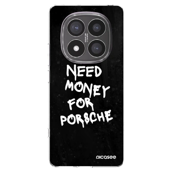 Picasee silikónový prehľadný obal pre Xiaomi Redmi Note 14 Pro+ 5G - Black Dollar