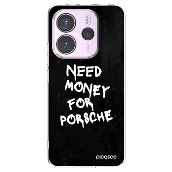 Picasee silikónový prehľadný obal pre Xiaomi Redmi Note 14 4G - Black Dollar