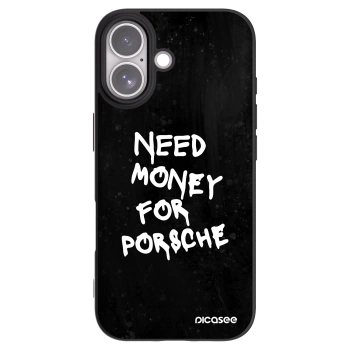 Picasee silikónový čierny obal pre Apple iPhone 17 - Black Dollar