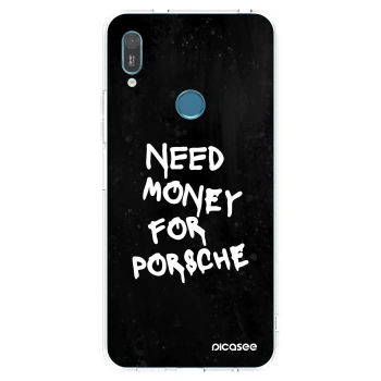 Picasee silikónový prehľadný obal pre Huawei Y6 2019 - Black Dollar
