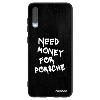 Picasee silikónový čierny obal pre Samsung Galaxy A70 A705F - Black Dollar