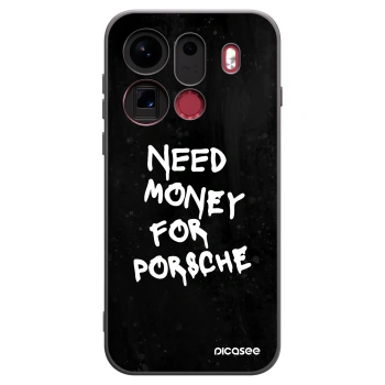 Picasee silikónový čierny obal pre OPPO Find X9 Pro - Black Dollar
