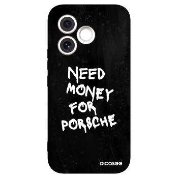 Picasee silikónový čierny obal pre Honor 600 Lite - Black Dollar