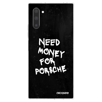Picasee silikónový prehľadný obal pre Samsung Galaxy Note 10 N970F - Black Dollar
