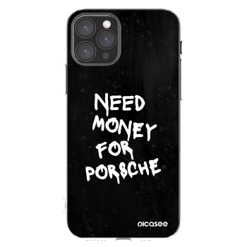 Picasee silikónový prehľadný obal pre Apple iPhone 11 Pro - Black Dollar