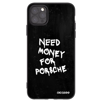 Picasee silikónový čierny obal pre Apple iPhone 11 Pro Max - Black Dollar
