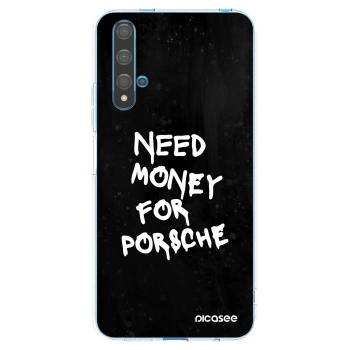 Picasee silikónový prehľadný obal pre Huawei Nova 5T - Black Dollar