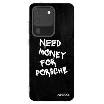Picasee silikónový prehľadný obal pre Samsung Galaxy S20 Ultra 5G G988F - Black Dollar