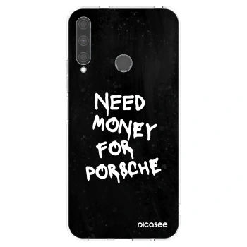 Picasee silikónový prehľadný obal pre Huawei P40 Lite E - Black Dollar