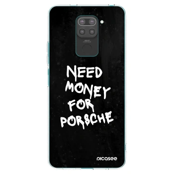 Picasee silikónový čierny obal pre Xiaomi Redmi Note 9 - Black Dollar