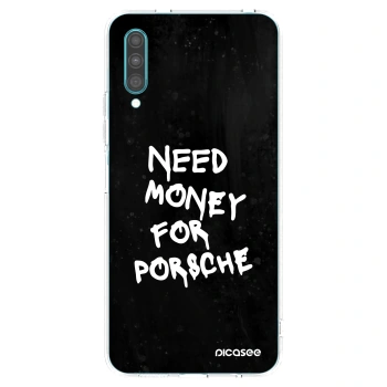 Picasee silikónový prehľadný obal pre Samsung Galaxy A30s A307F - Black Dollar