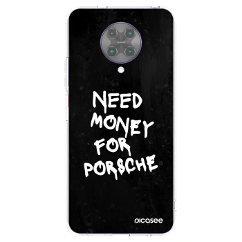 Picasee silikónový prehľadný obal pre Xiaomi Poco F2 Pro - Black Dollar