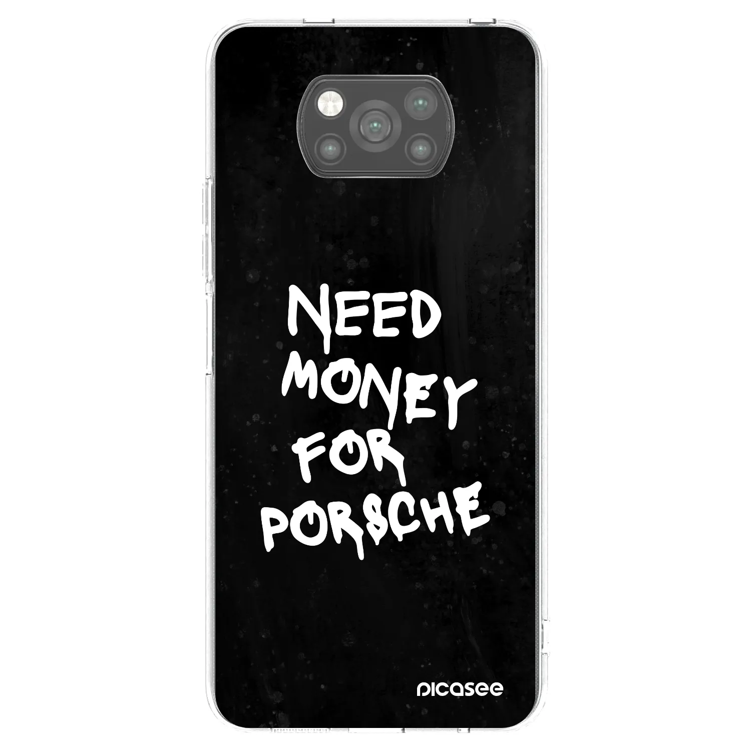 Picasee silikónový čierny obal pre Xiaomi Poco X3 - Black Dollar