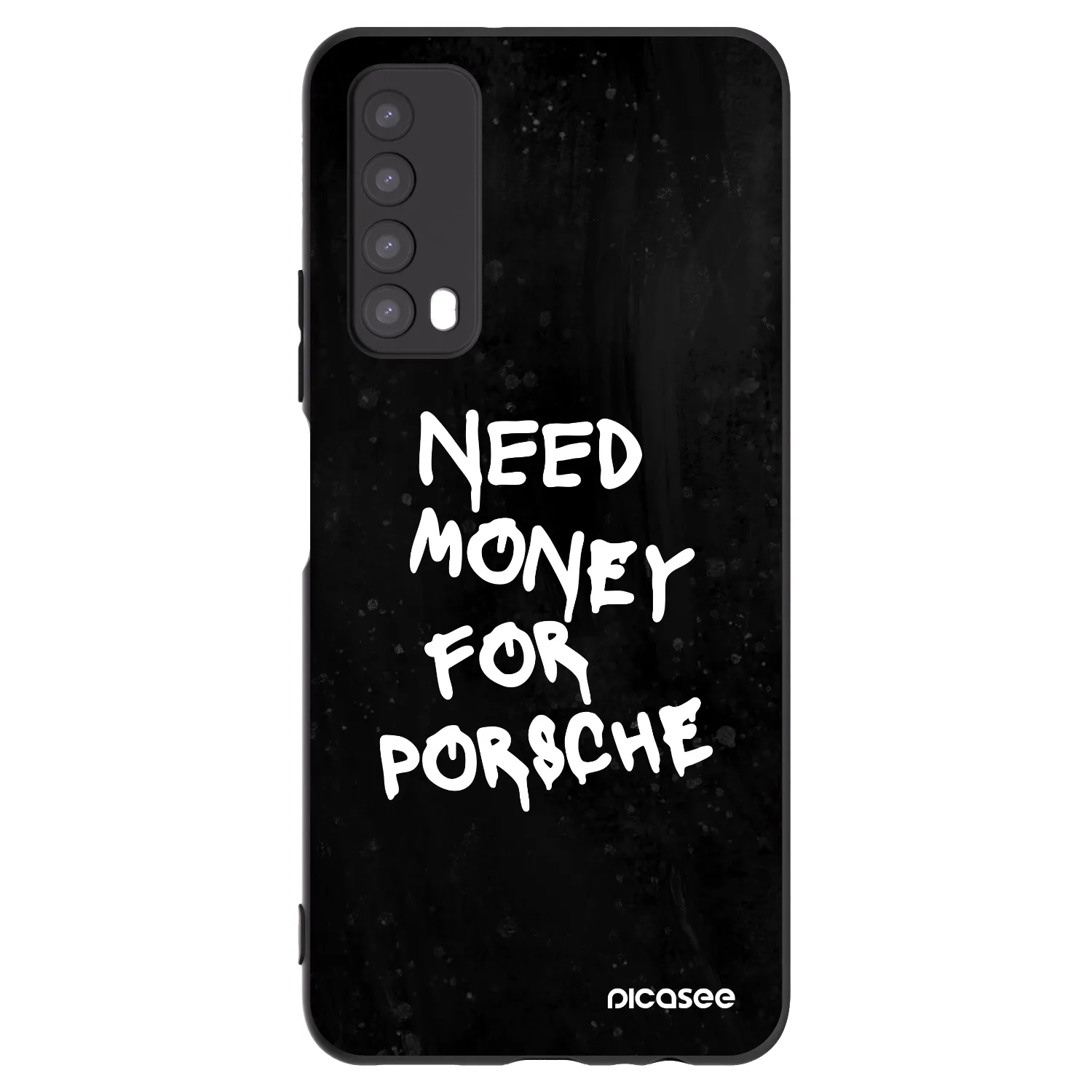 Picasee silikónový čierny obal pre Huawei P Smart 2021 - Black Dollar