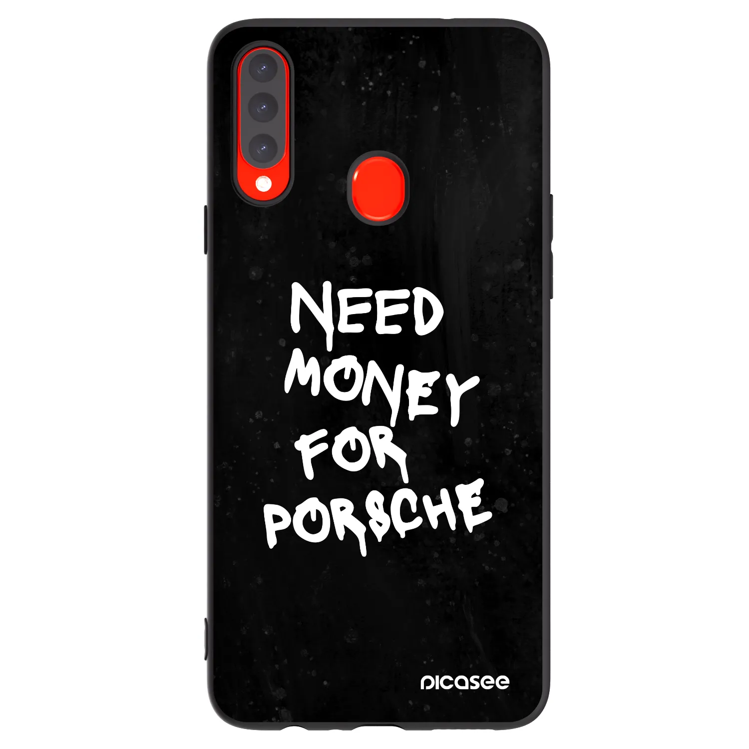 Picasee silikónový čierny obal pre Samsung Galaxy A20s - Black Dollar