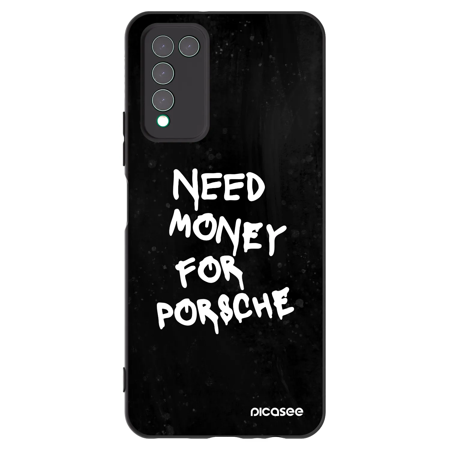 Picasee silikónový čierny obal pre Honor 10X Lite - Black Dollar