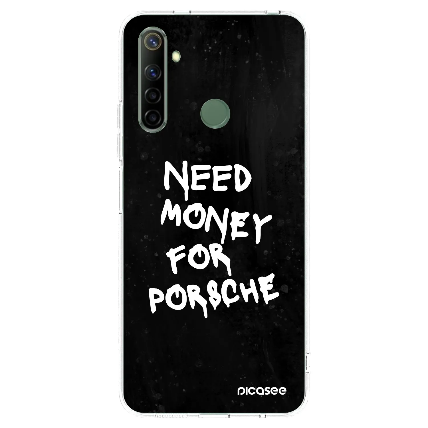 Picasee silikónový prehľadný obal pre Realme 6i - Black Dollar