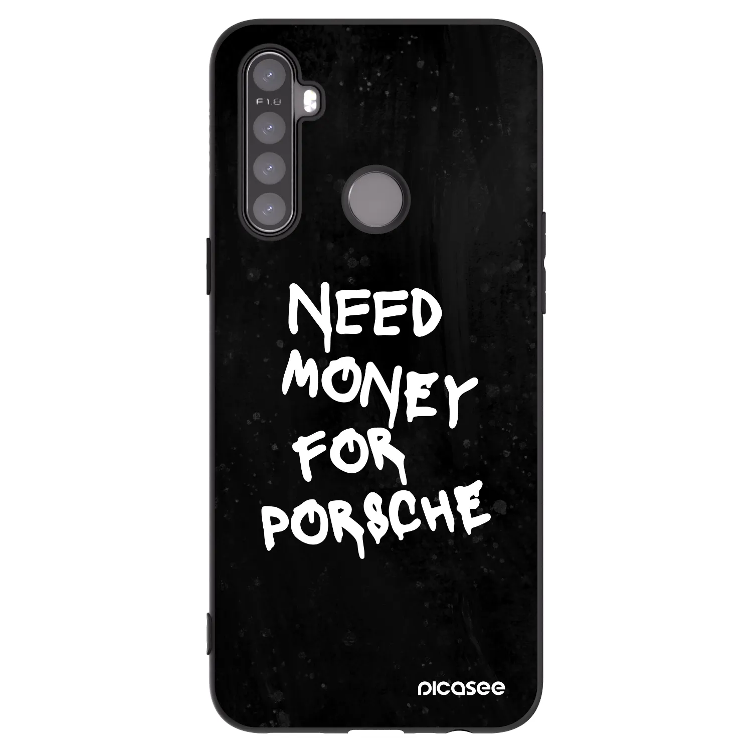 Picasee silikónový čierny obal pre Realme 6i - Black Dollar