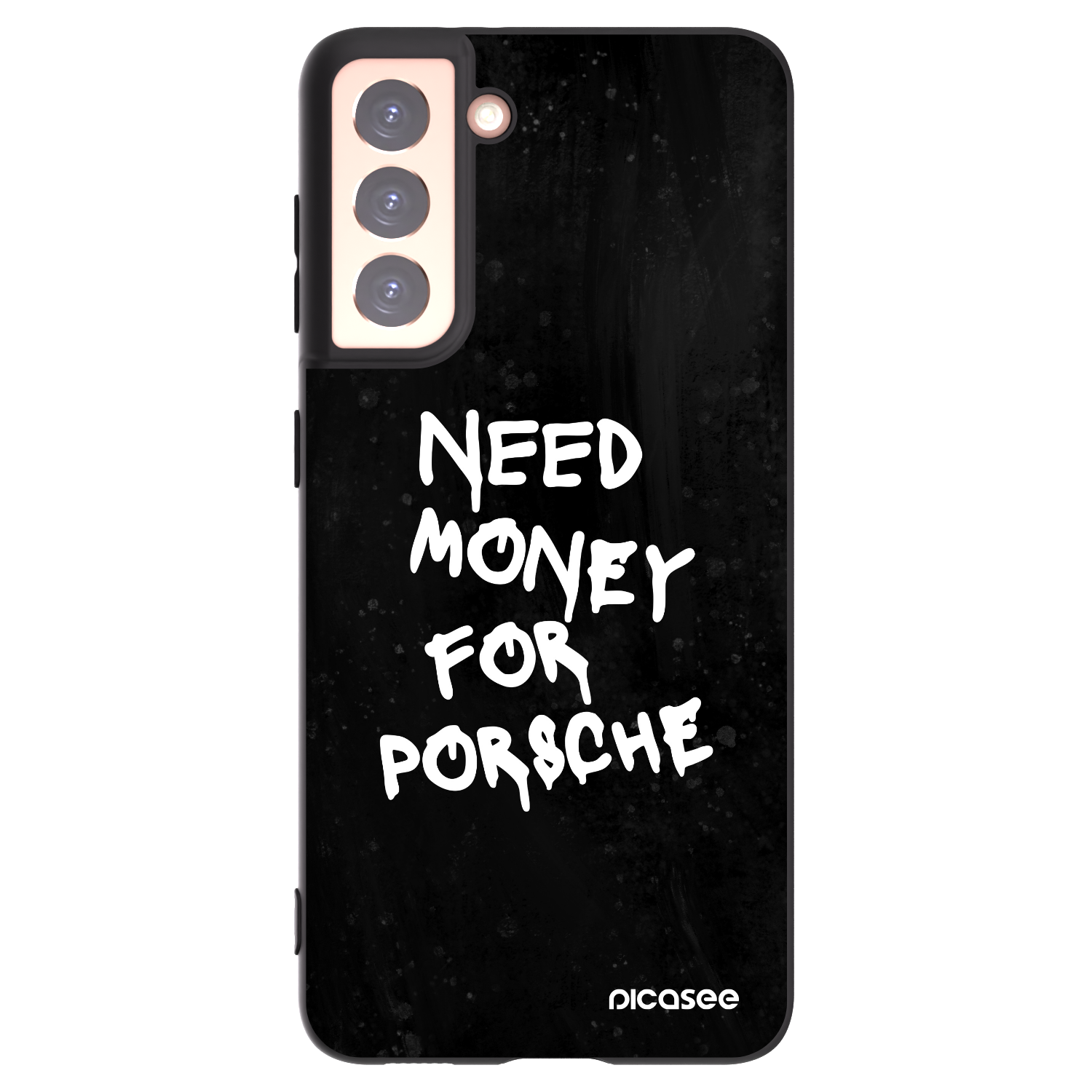 Silikónový čierny obal pre Samsung Galaxy S21 5G G991B - Black Dollar