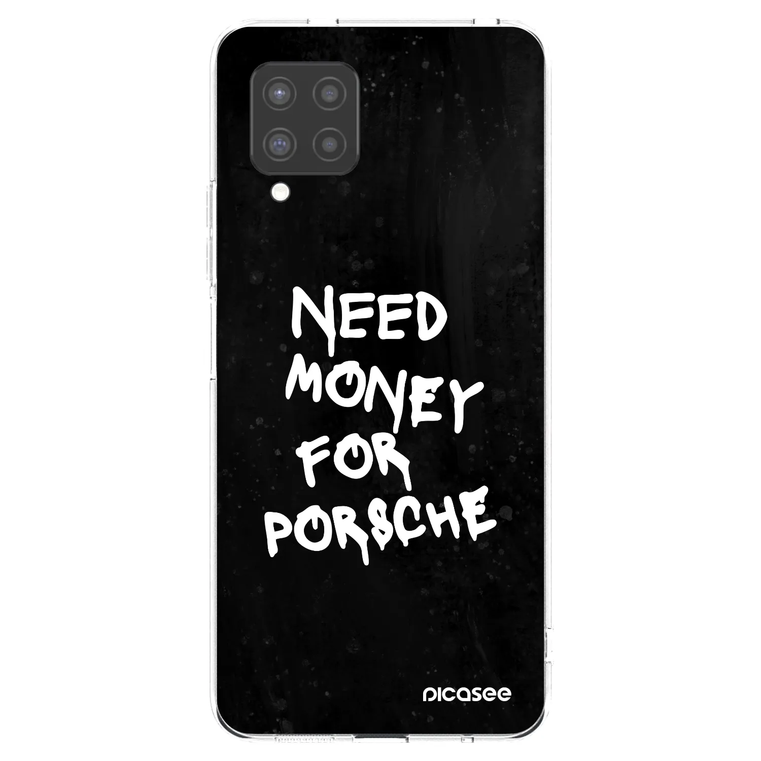 Picasee silikónový prehľadný obal pre Samsung Galaxy A42 A426B - Black Dollar