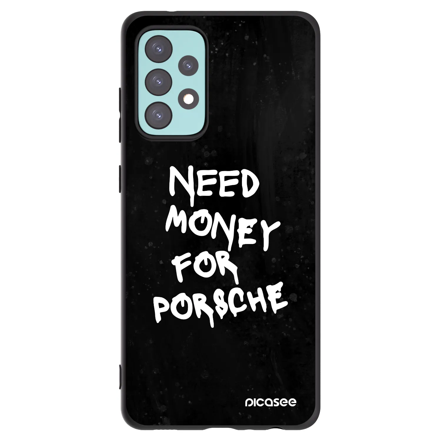 Picasee silikónový čierny obal pre Samsung Galaxy A72 A725F - Black Dollar
