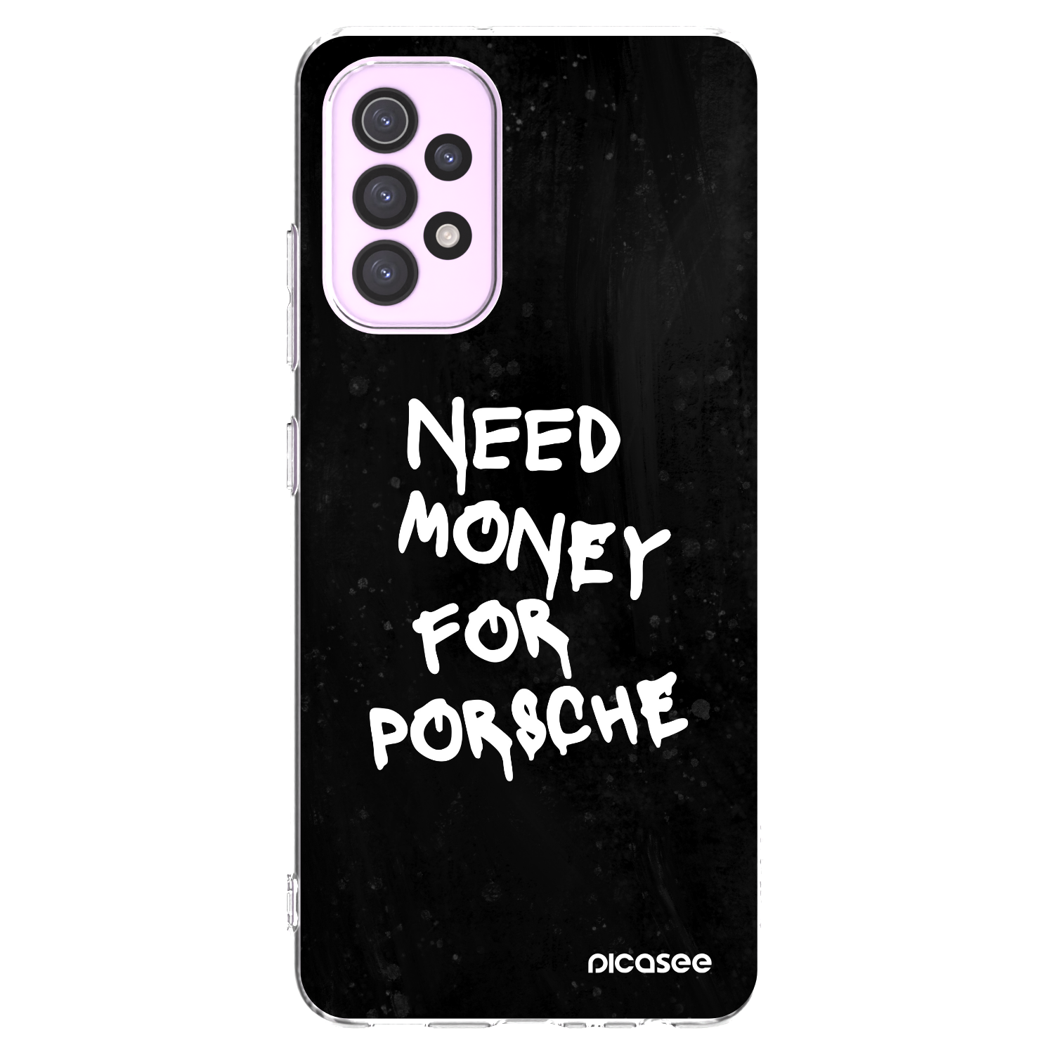 Picasee silikónový prehľadný obal pre Samsung Galaxy A32 5G A326B - Black Dollar