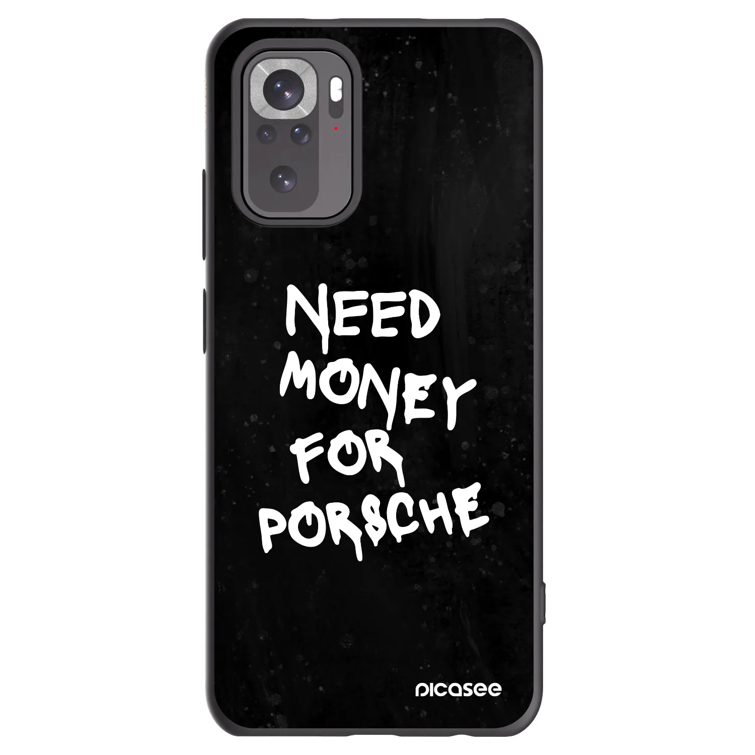 Picasee silikónový čierny obal pre Xiaomi Redmi Note 10S - Black Dollar