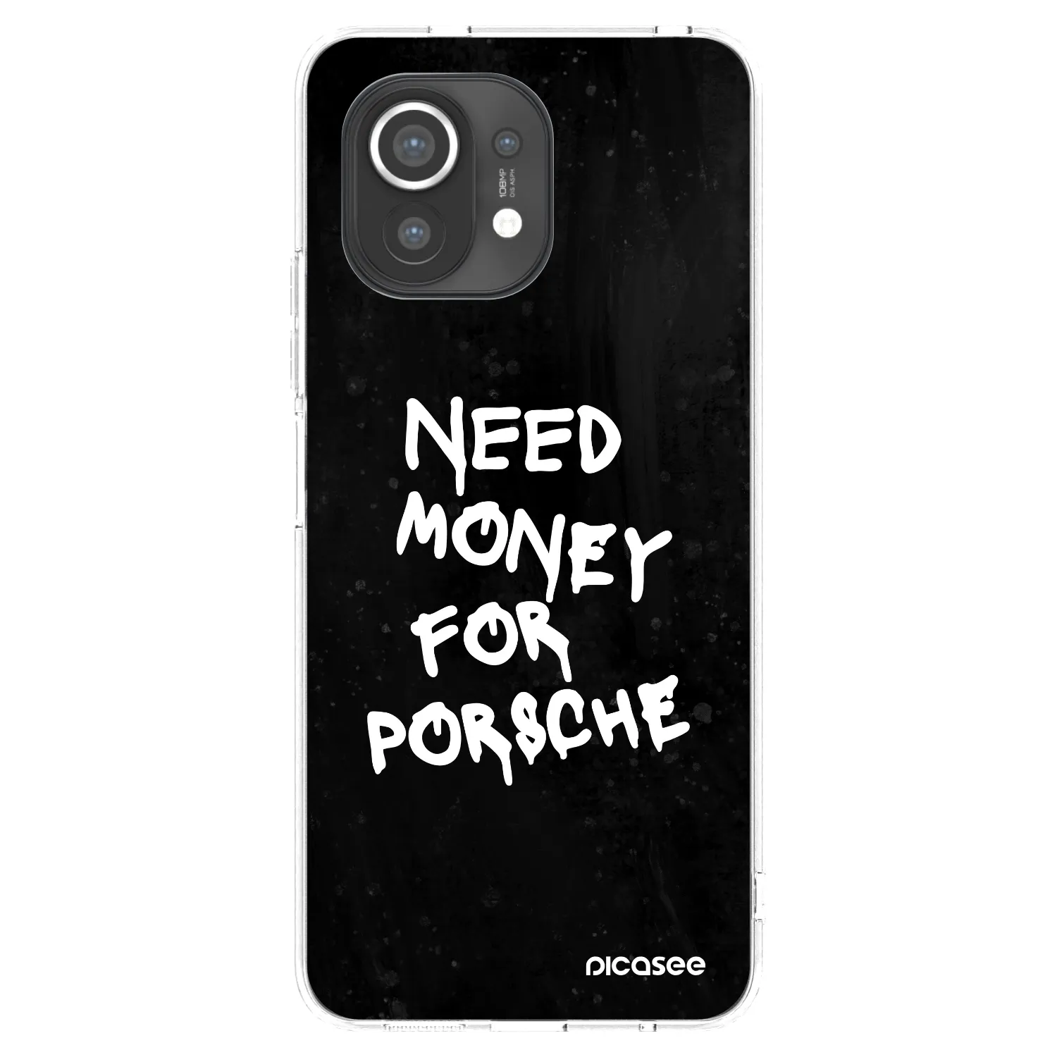 Silikónový prehľadný obal pre Xiaomi Mi 11 - Black Dollar