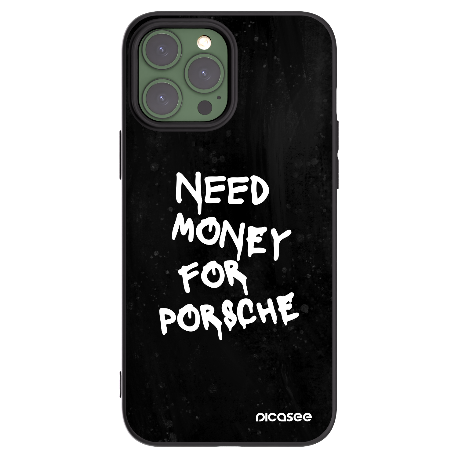 Picasee silikónový čierny obal pre Apple iPhone 13 Pro Max - Black Dollar