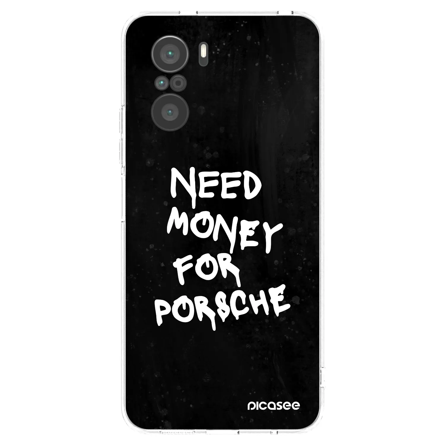 Picasee silikónový prehľadný obal pre Xiaomi Poco F3 - Black Dollar