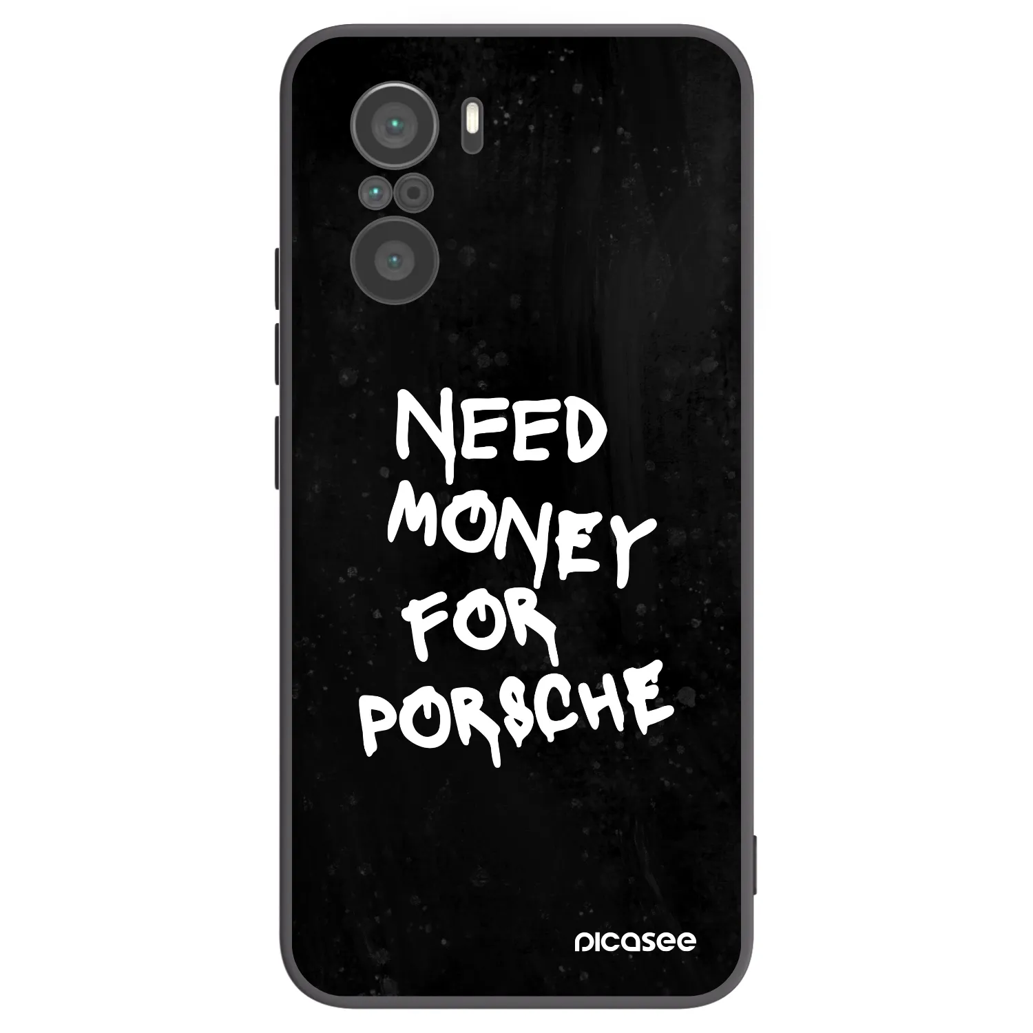 Picasee silikónový čierny obal pre Xiaomi Poco F3 - Black Dollar