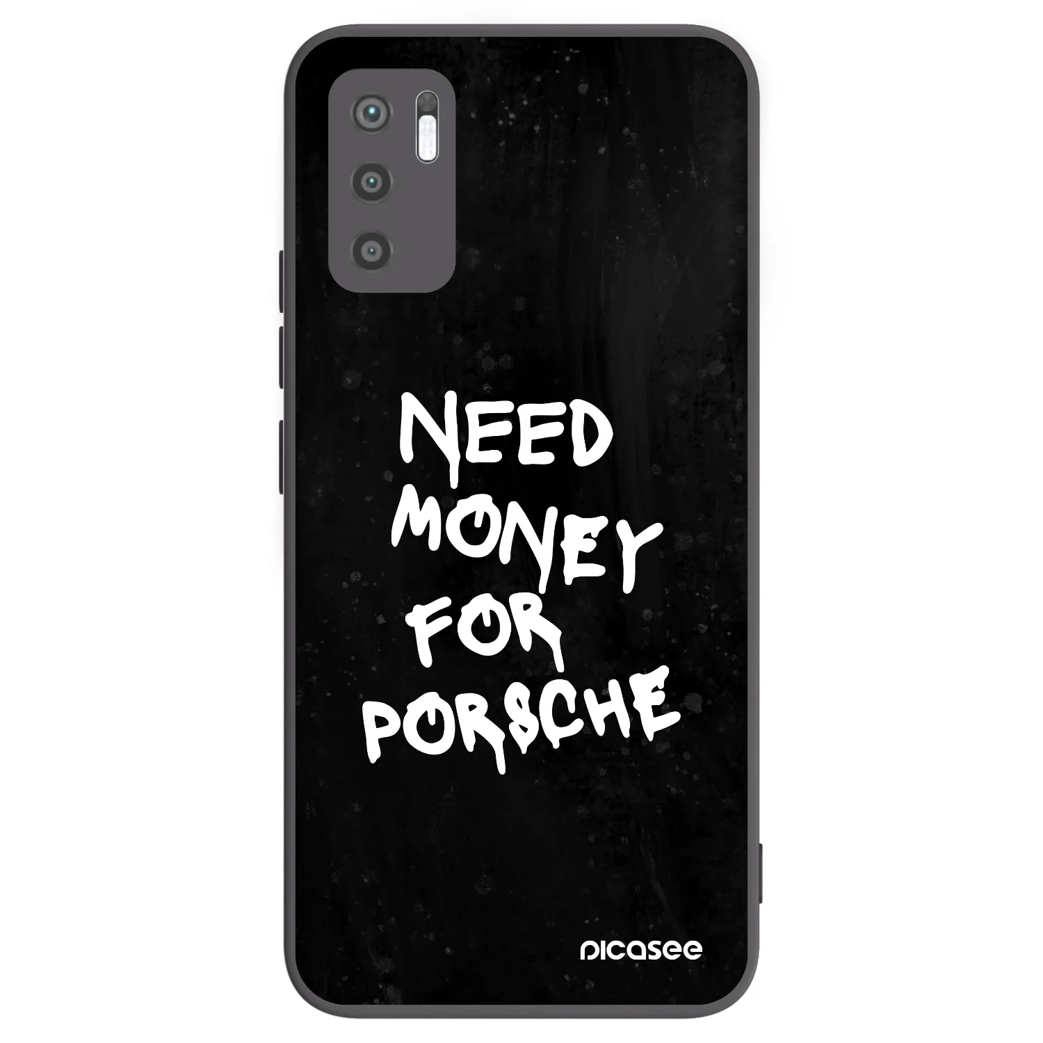 Picasee silikónový čierny obal pre Xiaomi Redmi Note 10 5G - Black Dollar