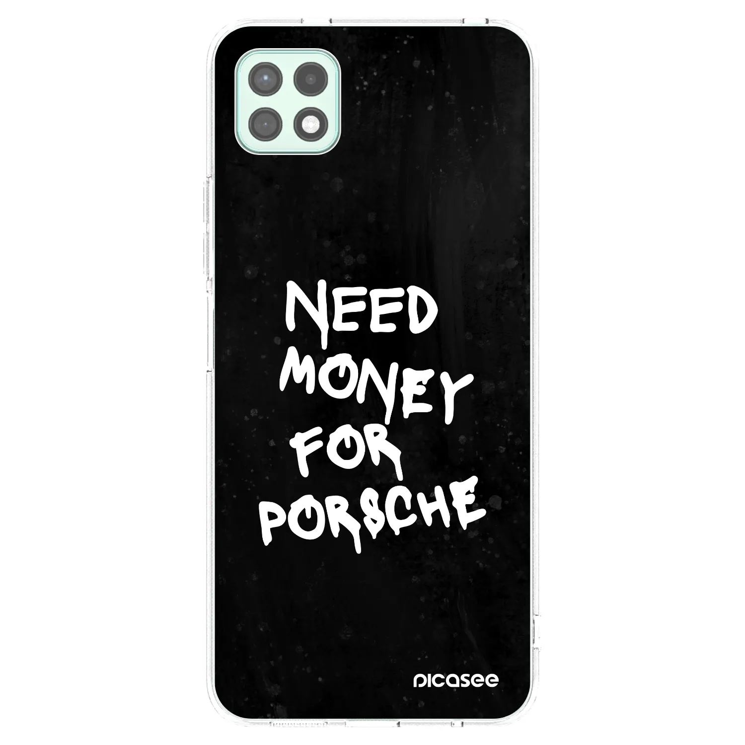 Picasee silikónový prehľadný obal pre Samsung Galaxy A22 A226B 5G - Black Dollar