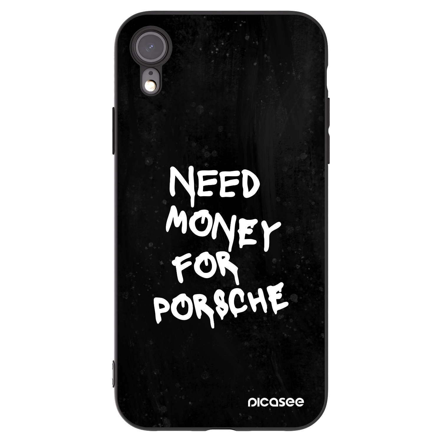 Picasee silikónový čierny obal pre Apple iPhone XR - Black Dollar