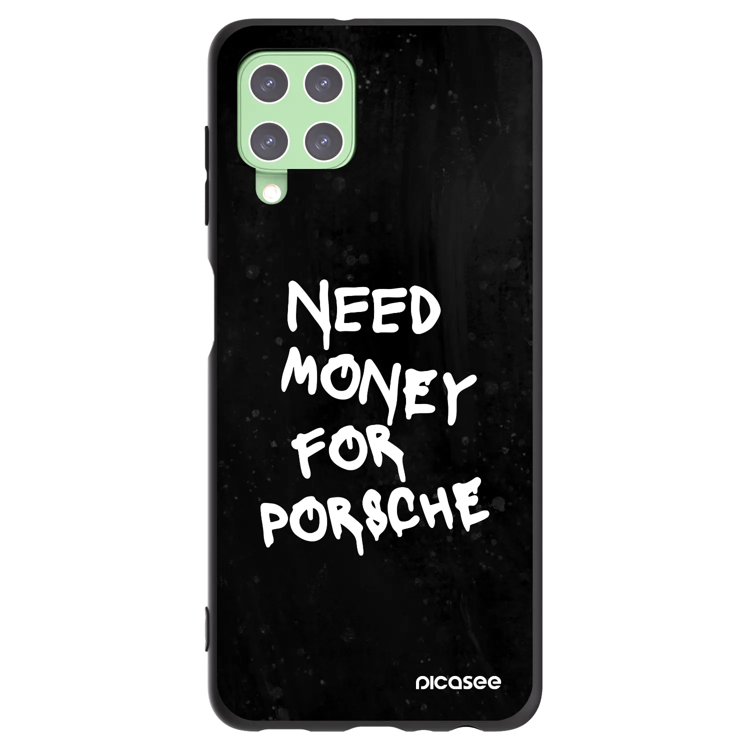 Picasee silikónový čierny obal pre Samsung Galaxy A22 A225F 4G - Black Dollar