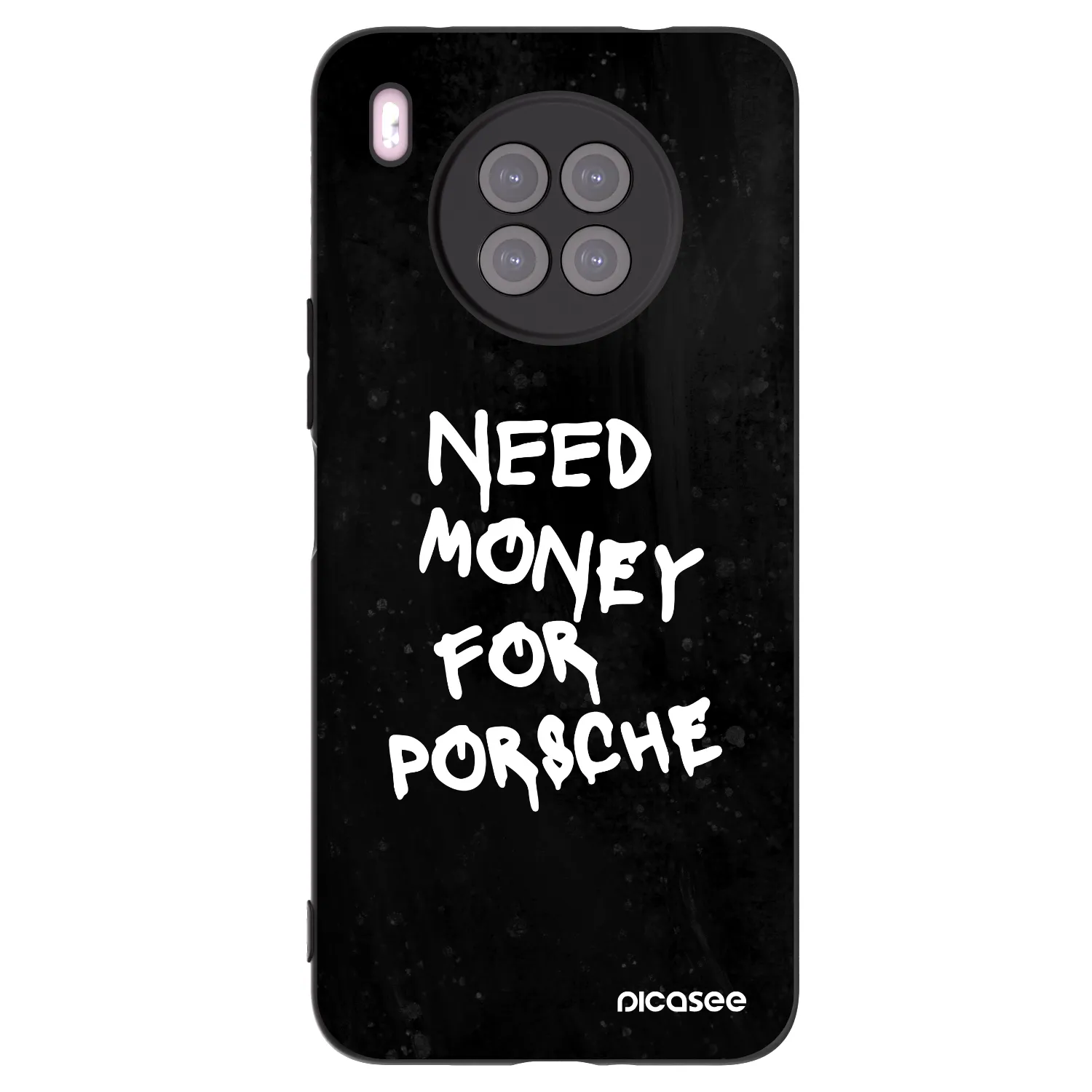 Picasee silikónový čierny obal pre Huawei Nova 8i - Black Dollar