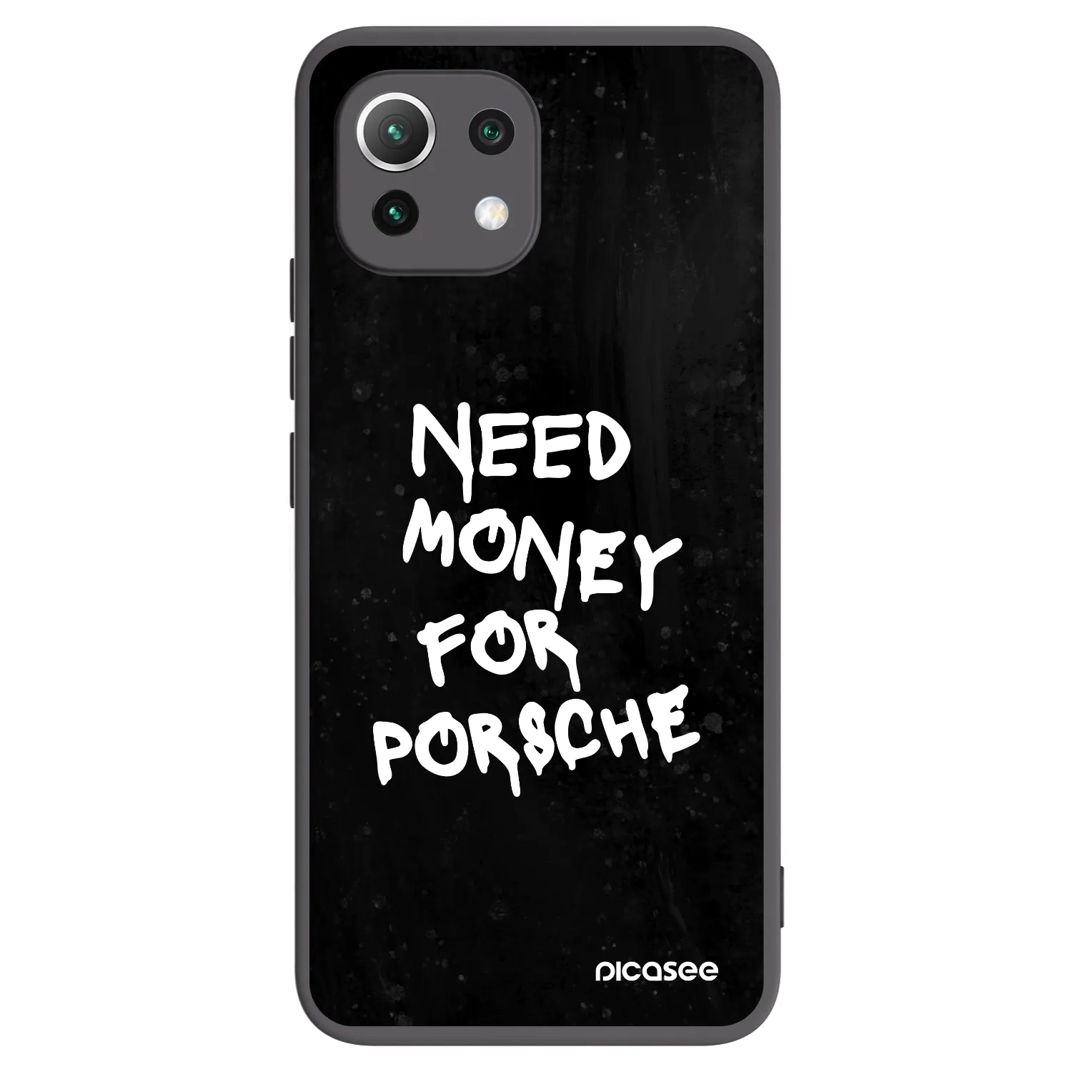 Picasee silikónový čierny obal pre Xiaomi 11 Lite 5G NE - Black Dollar
