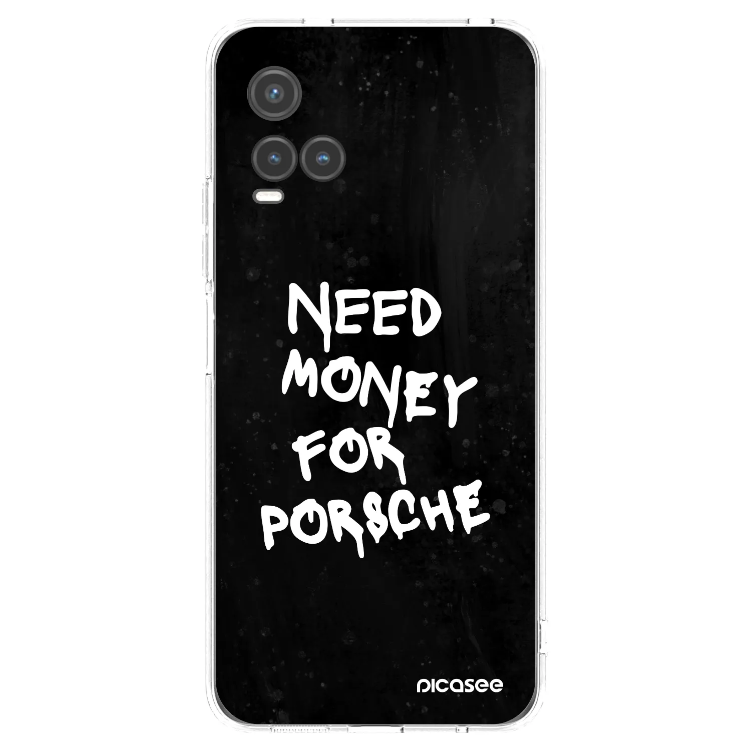 Picasee silikónový prehľadný obal pre Vivo Y33s - Black Dollar