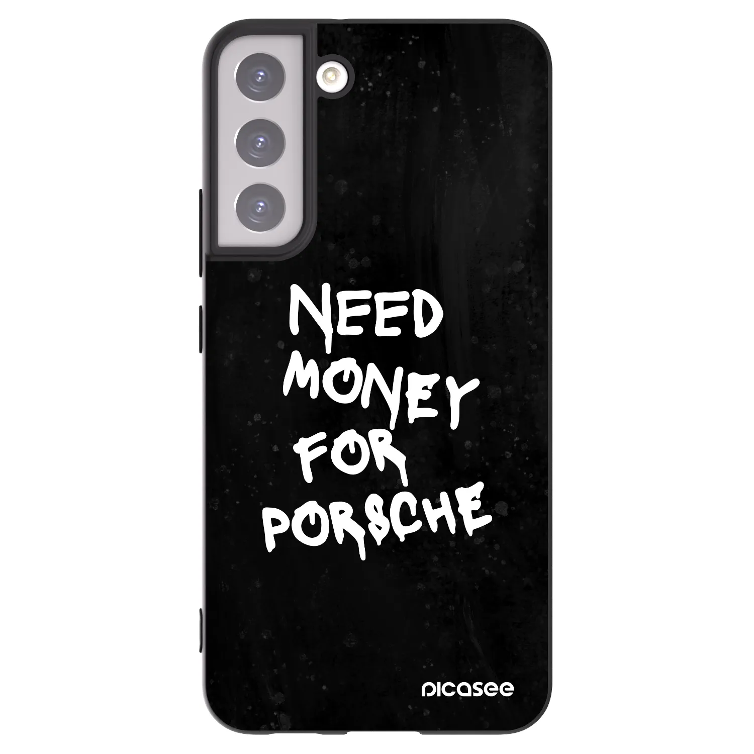 Picasee silikónový čierny obal pre Samsung Galaxy S22+ 5G - Black Dollar