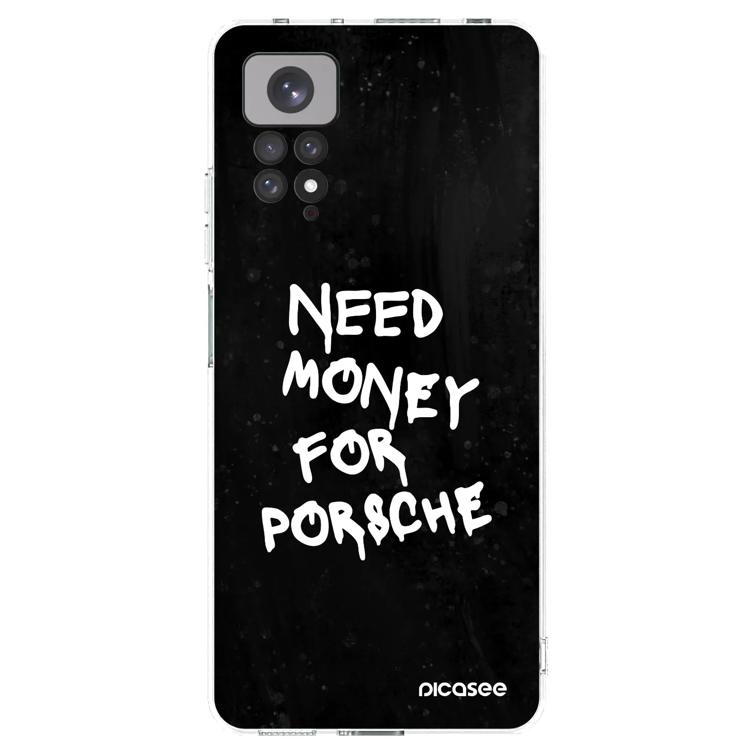 Picasee silikónový prehľadný obal pre Xiaomi Redmi Note 11 - Black Dollar