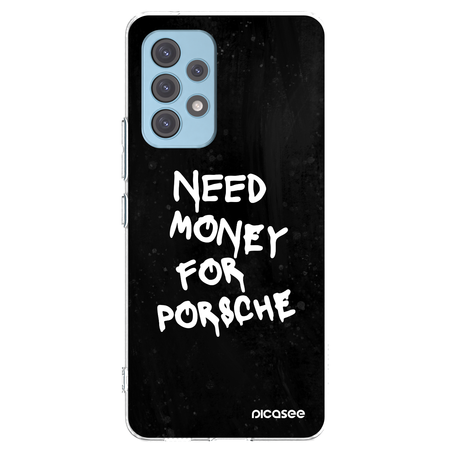 Silikónový prehľadný obal pre Samsung Galaxy A53 5G A536 - Black Dollar